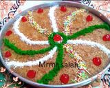 A picture of step 5 of Basbousa👌.