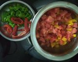 A picture of step 8 of Veg Mad House Soup.