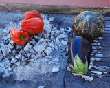Foto del paso 1 de la receta: Ajíes morrones en aceite