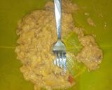 A picture of step 1 of Spicy plantain mosa.