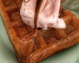 A picture of step 5 of Chocolatey Waffle with Ice cream (Three Layers).