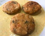 Foto del paso 5 de la receta: Tortitas de papa con verduras en salsa de flor de calabaza