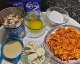 A picture of step 1 of Quick Gajar sweet.