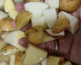 A picture of step 1 of Gujarati Style Potato Sabzi Rasawala batata nu shaak.