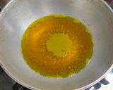 A picture of step 2 of Methi Aam Aachar (mango pickle).