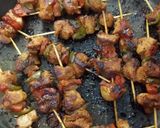 A picture of step 6 of Beef Shashlik.