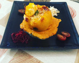 Foto del paso 7 de la receta: Pimientos amarillos rellenos con salsa romesco