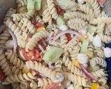 A picture of step 3 of Pasta Salad.