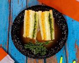 A picture of step 10 of Tricolor Sandwich.