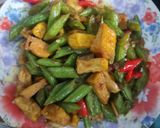Foto langkah ke 7 dari resep Tumis buncis tahu.