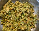 A picture of step 4 of Broccoli fig pattices / kabab.