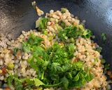 A picture of step 4 of Barley upma.