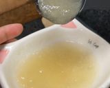 A picture of step 2 of Black sesame pudding.