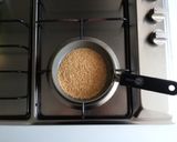 A picture of step 1 of Sesame dressing.