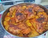 صورة لخطوة 6 من وصفة 🍟 بطاطا على فرّوج 🍗🍋🌶🍋