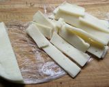 Foto del paso 4 de la receta: Palmeritas agridulces con mozzarella y jamón