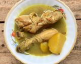 Foto langkah ke 3 dari resep Opor Ayam Kentang Tahu.