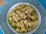 Pasta e piselli risottata