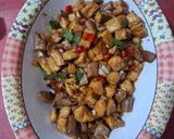 Foto langkah ke 5 dari resep Usus Babi Goreng, Chao Da Chang.