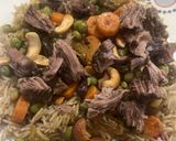 صورة لخطوة 7 من وصفة رز مبهر بالخضار واللحم المسلوق
