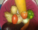 Foto del paso 1 de la receta: Verduras horneadas con choris
