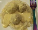 Foto del paso 12 de la receta: Albóndigas a la crema con puré de papa