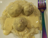 Foto del paso 12 de la receta: Albóndigas a la crema con puré de papa