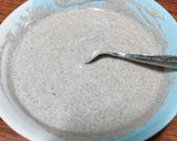 Foto langkah ke 4 dari resep Bolu Ketan Hitam Keju Lumer.