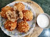 Sabudana Vada with coconut filling