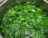 Hình bước làm 2 của món Cải làn xào ham