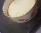 A picture of step 10 of Egg pudding (burnt suger!?).