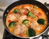 A picture of step 7 of One-Pot Chicken Orzo.