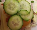 A picture of step 3 of My lovely Sandwiches 💜.