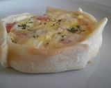 Foto del paso 5 de la receta: Canastitas de jamón y queso