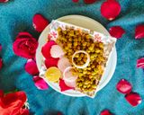 A picture of step 3 of HARA CHANA CHAAT / choliya / Harbhara Chaat.