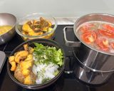 Hình bước làm 5 của món Bún Cá Rô Phi Thì Là