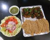 Mutton kababs and parathas with curd chattny and salad recipe step 4 photo