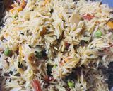 A picture of step 13 of Fried Spiced Paneer Biryani.