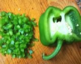 Foto del paso 3 de la receta Yemas de Espárragos con vinagreta de pimientos