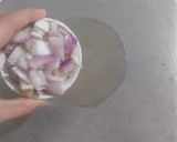 A picture of step 3 of Meethi Alo.