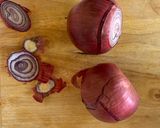 A picture of step 4 of Roasted Butternut Squash and Red Onions with Tahini sauce.