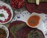 A picture of step 5 of Beetroot palak Choor Choor paratha.