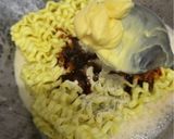 Gambar langkah 2 resipi Samyang Carbonara.