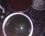 A picture of step 3 of Street style Ragda pani puri.