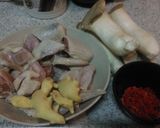 麻油杏鮑菇雞湯的食譜步驟1照片