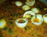 A picture of step 3 of Egg curry.