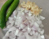 A picture of step 2 of Aalu Methi.