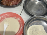 Ayam krispy saos telor asin