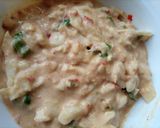 A picture of step 1 of Schezwan Cabbage Fritters.