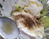 A picture of step 6 of Easy couscous with refreshing cucumber salat.